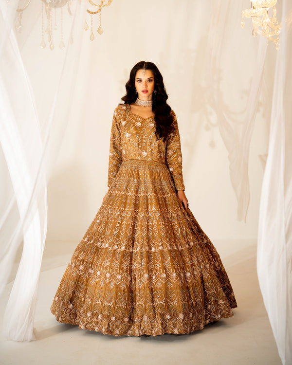 Ready to wear - Gown Rust Brown 213A